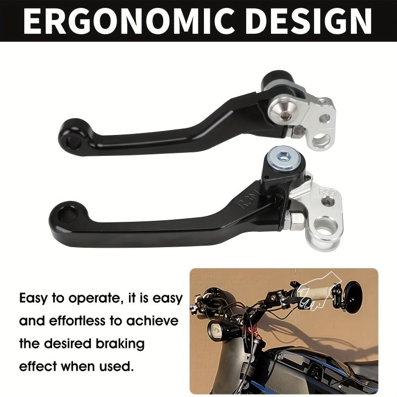 Black CNC Brake Levers for Surron Light Bee X Segway X260 X160 Electric Dirt Bike - Image 5