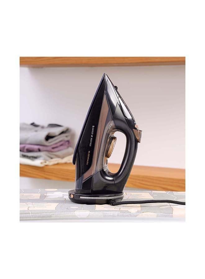 Olsenmark Corded And Cordless Steam Iron With 420ml Water Tank 2200 W OMSI1839 black - Image 1