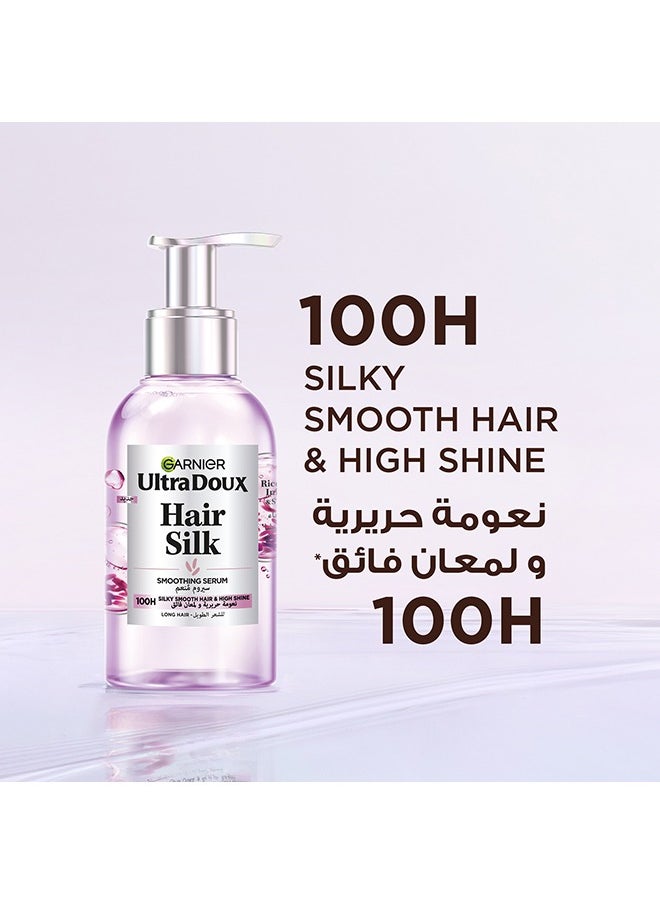 Garnier Ultra Doux Rice Water Silk Drops Smoothing Serum For Long, Dull Hair, 120Ml  - Image 5