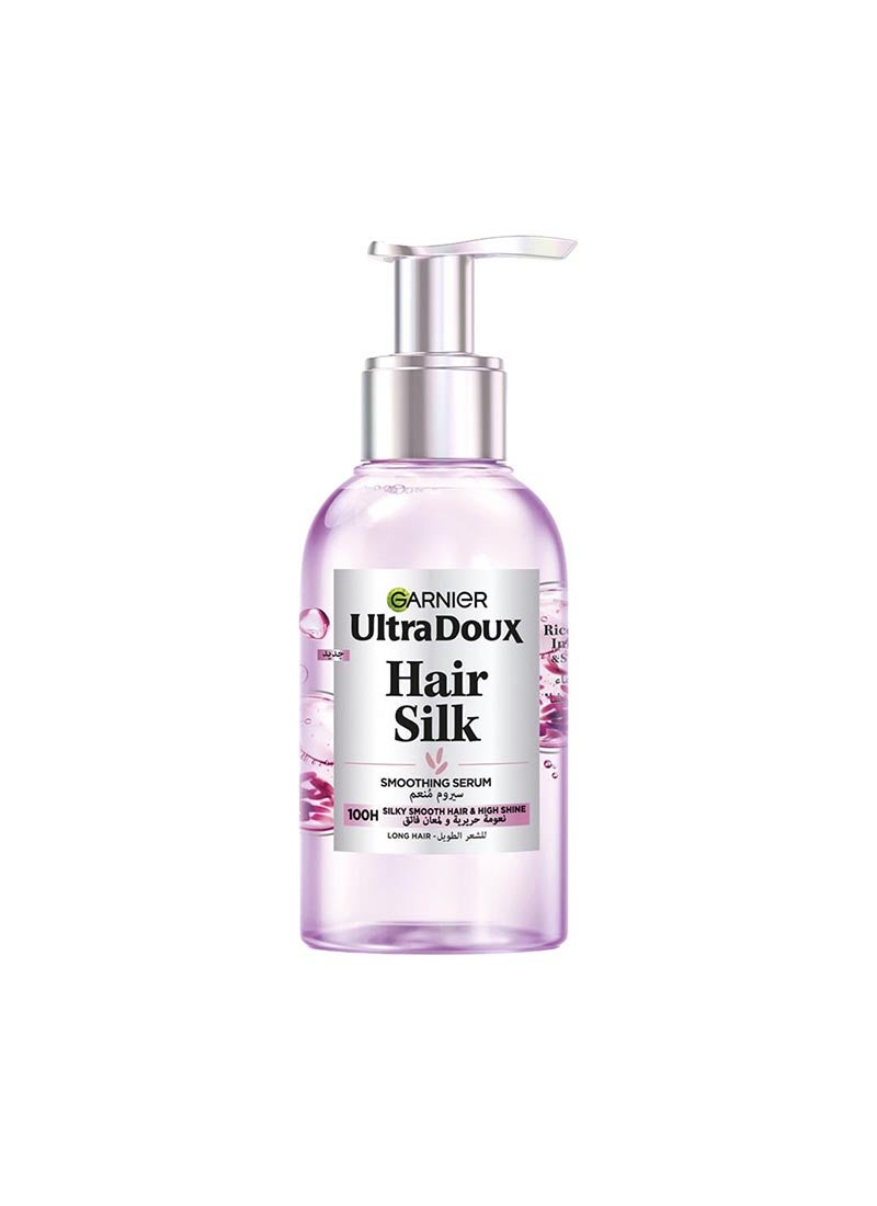 garnier Ultra Doux Rice Water Silk Drops Smoothing Serum For Long, Dull Hair, 120Ml - Image 1