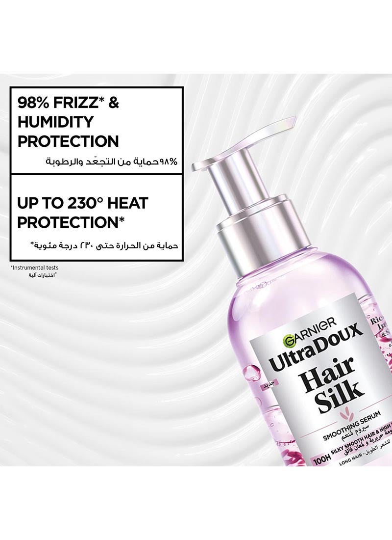 garnier Ultra Doux Rice Water Silk Drops Smoothing Serum For Long, Dull Hair, 120Ml - Image 4