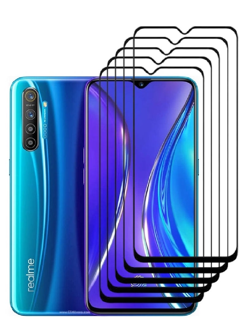 AINA 5 Pieces Tempered Glass Screen Protector 5D Designed For Realme X2 Full Glue Edge to Edge Full Screen Coverage And Bubble Free - Image 1