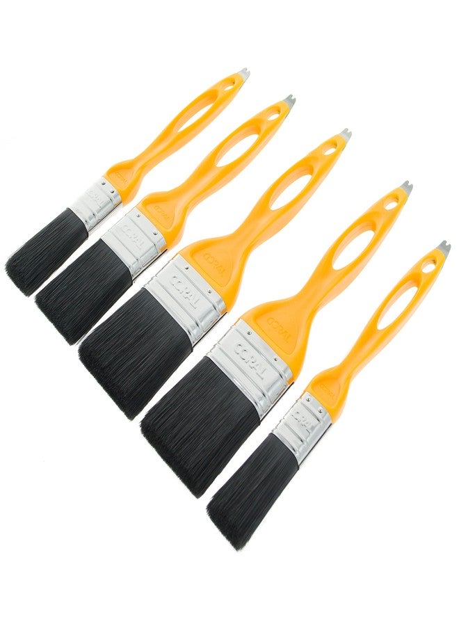 كورال مجموعة فرش طلاء كورال 31458 هايبرد 5 - فرش طلاء للجدران والأسقف مع فتاحة علب طلاء مدمجة - مثالية لطلاء المنازل - لمسة نهائية مثالية - فرش طلاء الجدران للاستخدام المنزلي والداخلي - Image 3