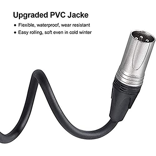 Kadence Professional Balanced 3 pin XLR Cable - male to female XLR - Microphone, Guitar, Audio, Speaker Cable, 50% Extra Cooper Alloys for Easy Soldering XLR Cable (6 mtr / 20 FT) - Image 3