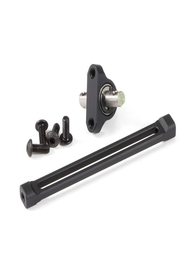 CobraCrawler Aluminum Adjustable Carrier Bearing 70mm Width for 1/10 RC Rock Crawler 1.9 2.2 Shafty Comp Rigs Build (Black) - Image 1