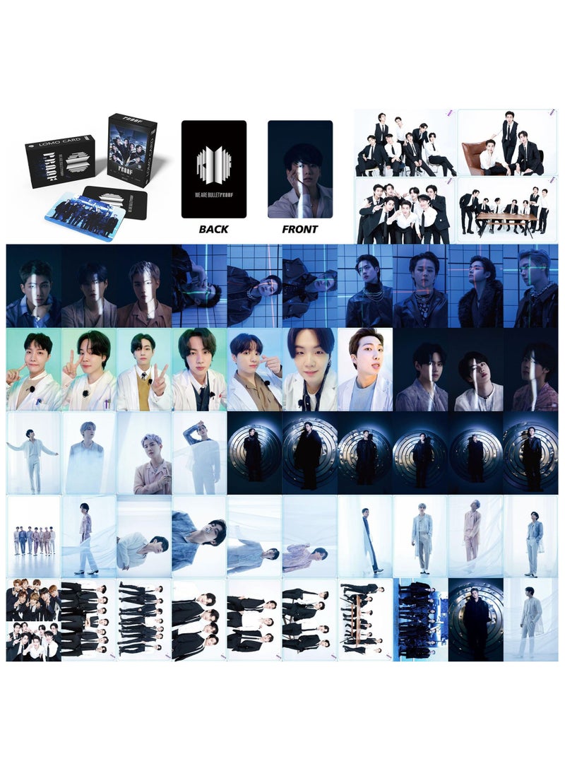 NIBEMINENT 55 Pcs Kpop BTS Proof Lomo Cards Card For Fans Collection Gifts - Image 1