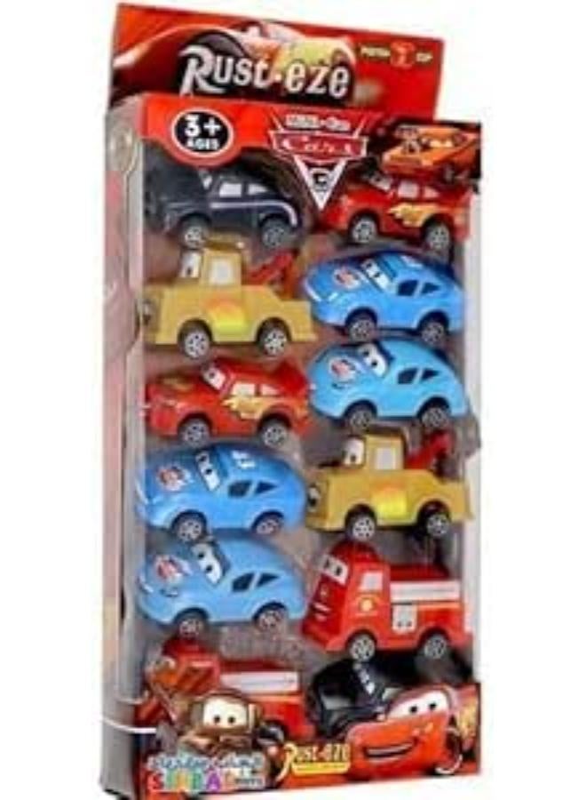 مجموعة سيارات سباق صغيرة - 12 سيارة