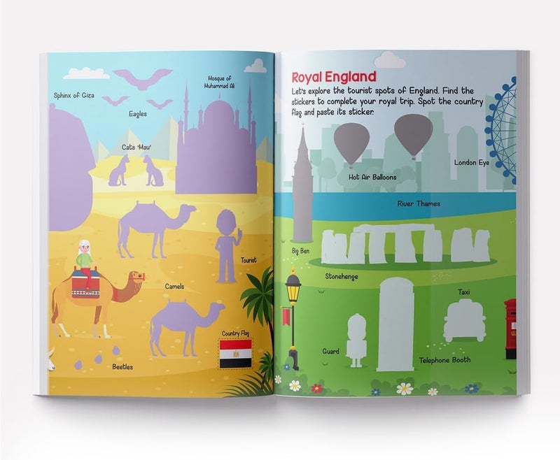 My First Travel Sticker Book (Exciting Sticker Books With 1 Plus Colourful Stickers) Paperback by Wonder House Books - Image 5
