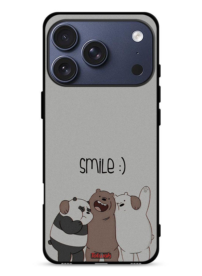 Tolwak Apple iPhone 17 Pro Protective Case Cover Friends Smile - Image 1