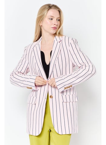 Women Regular Fit Knitted Casual Blazer, Pink - pzsku/Z3EA2AE2E168567865C45Z/45/_/1745071935/e72cf52c-cbaf-43b9-8866-27a29734c1ed