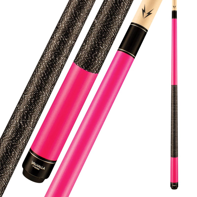 Viking Valhalla 100 Series with Irish Linen Wrap 2 Piece 58 Pool Cue Stick VA116 19oz Pink - Image 2