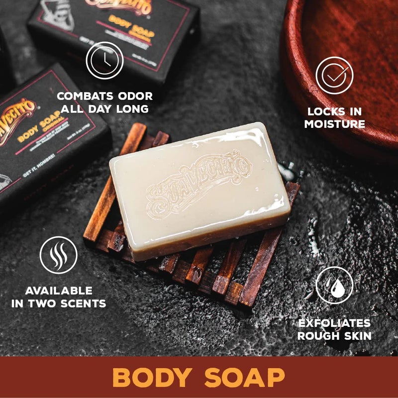 Suavecito Hair & Body Essentials Bundle: Original Hold Hair Styling Pomade, Moisturizing Body Soap, Hydrating Shampoo & Nourishing Conditioner - Image 5