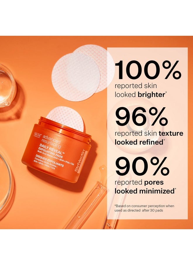Strivectin Advanced Resurfacing Daily Reveal Exfoliating Face Pads Visibly Smooths & Brightens Skin Reduces Blackheads 60 Ct  - Image 3