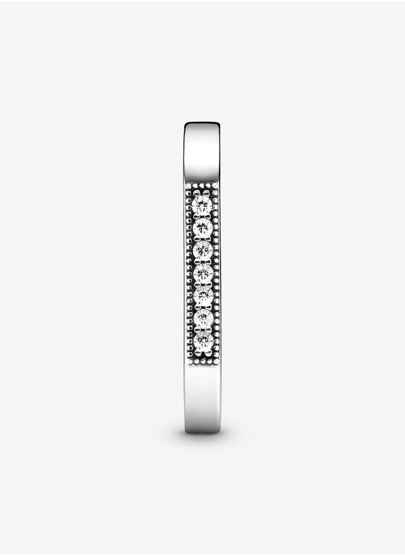 Pandora Sparkling bar stacking ring