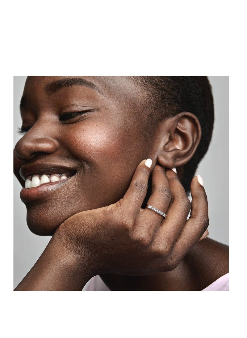 Pandora Sparkling bar stacking ring