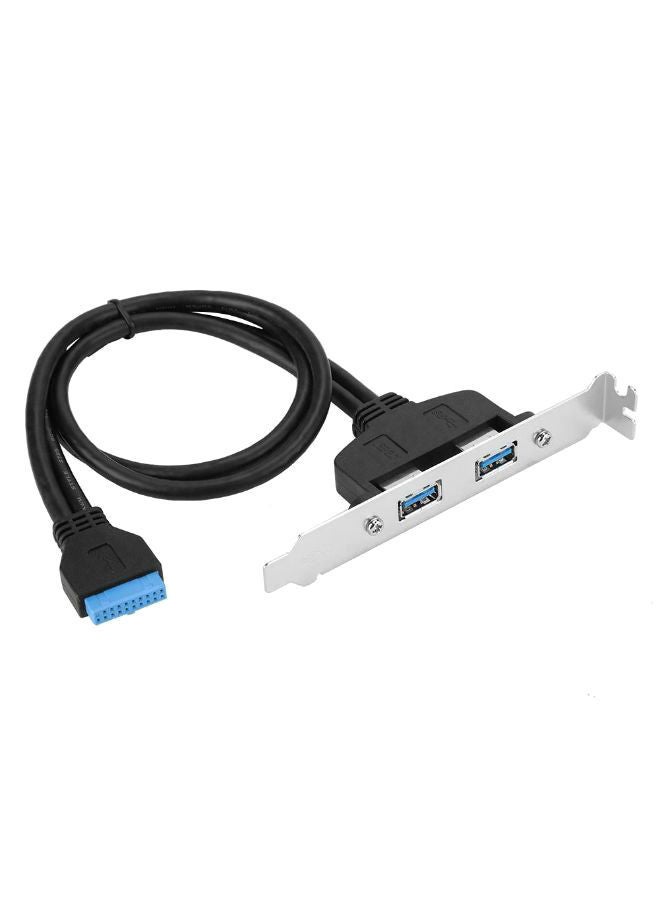 NIBEMINENT Back Panel Expansion Bracket Cable Black - Image 1