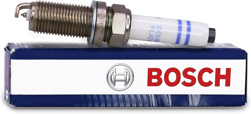 Bosch Automotive 8160 Double Platinum Spark Plug - Up to 3X Longer Life for Select Audi and Volkswagen Models