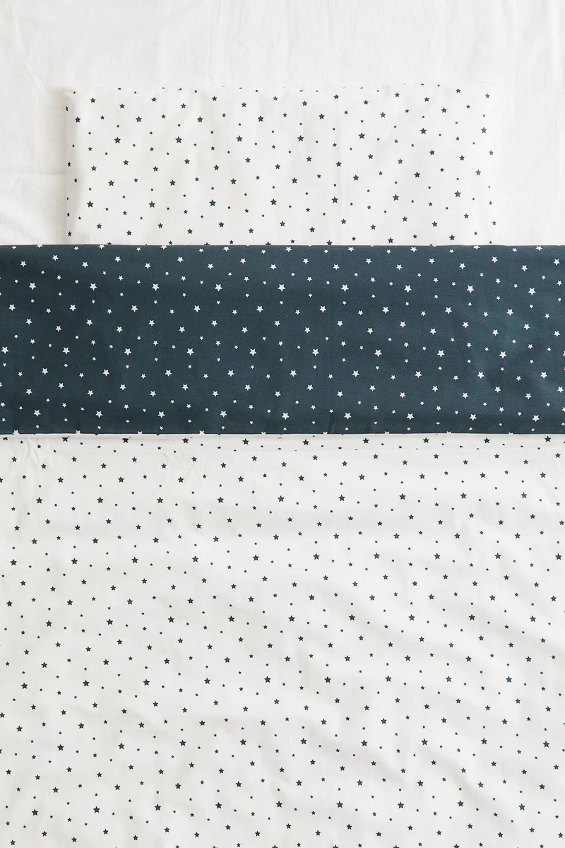 H&M Patterned single duvet cover set