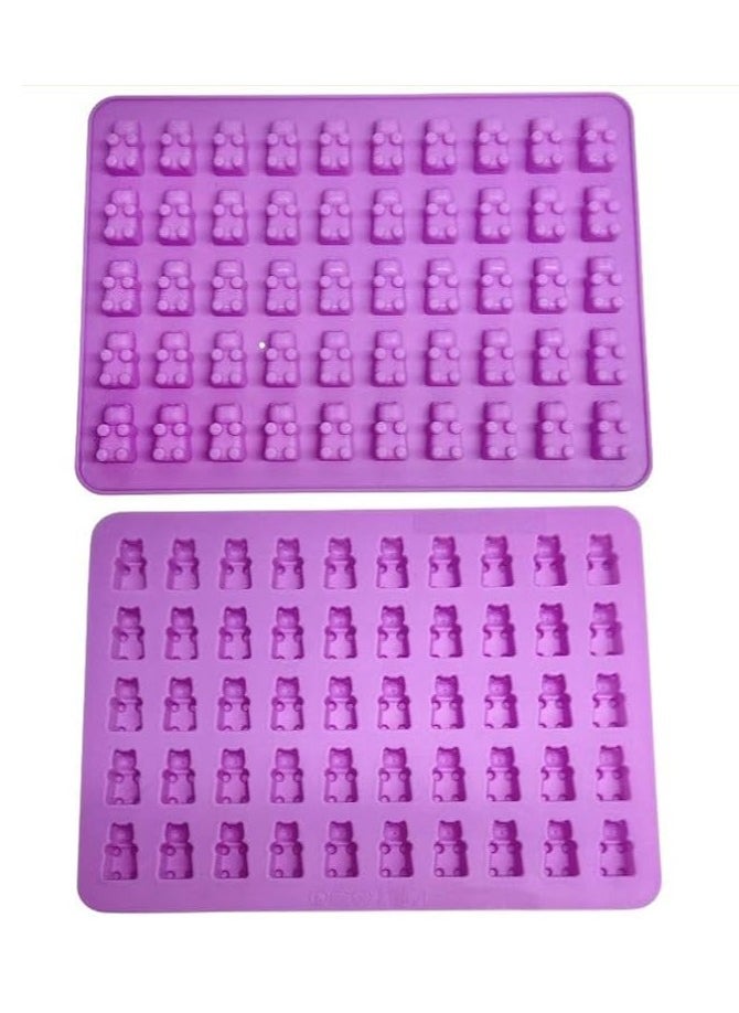 Spaceshoop - Bear Shape Food Silicone Moulds Chocolate Candy Ice Jelly Sweets Molds Baking Cake Topper - Image 1