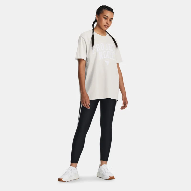 UNDER ARMOUR Women's Project Rock Heavyweight Campus T-Shirt