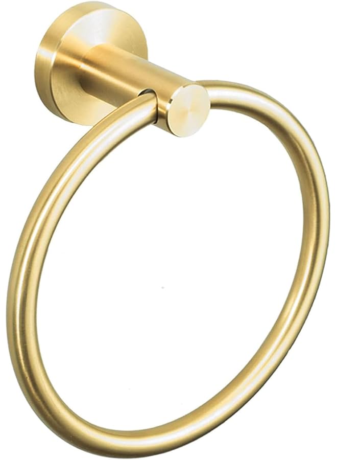 Green Tiger Towel Ring Hand Towel Holder Hand Towel Racks Wall Mount Round Towel Hanger 304 Stainless Steel Bathroom Accessories Wall Mount Bathroom Hardware(Gold)