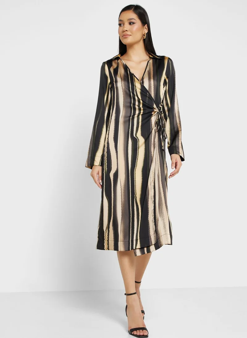 VERO MODA Tie Detail Wrap Dress