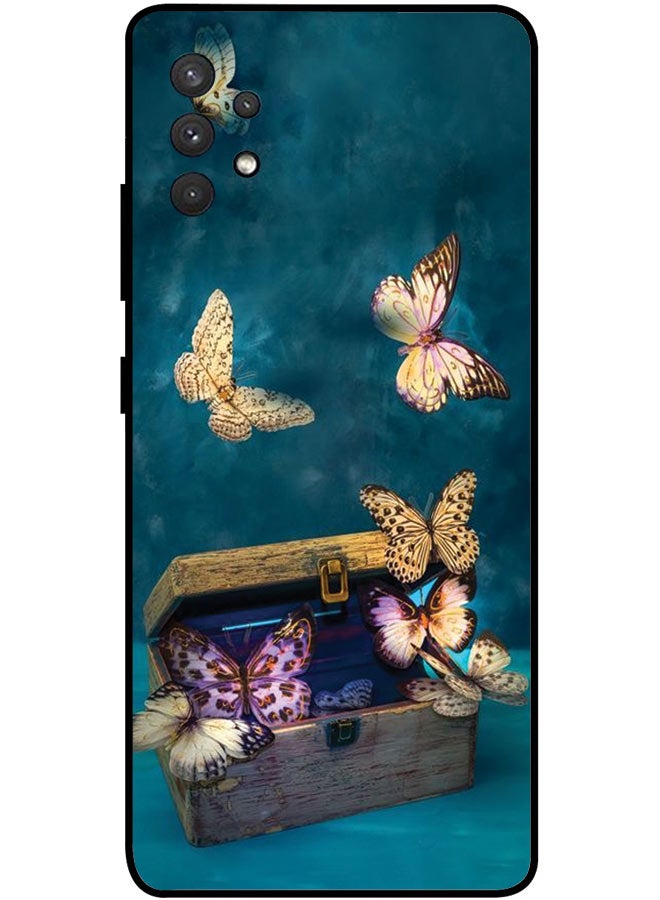 EYE CATCH Protective Case Cover For Samsung Galaxy A32 4G Smart Series Printed Protective Case Cover for Samsung A32 4G Butterflies - Image 1