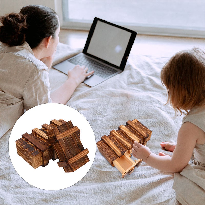 🧸 صناديق ألعاب الألغاز السرية للكبار والأطفال تدريب ذهني ممتع هدية فريدة - Image 2