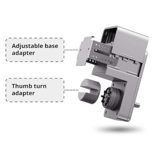 SwitchBot Smart Lock, Bluetooth Electronic Deadbolt, Keyless Entry Door Lock for Front Door, Compatible with WiFi Bridge (Sold Separately), Fits Your Existing Deadbolt,for Airbnbs Vacation Rentals - Image 3