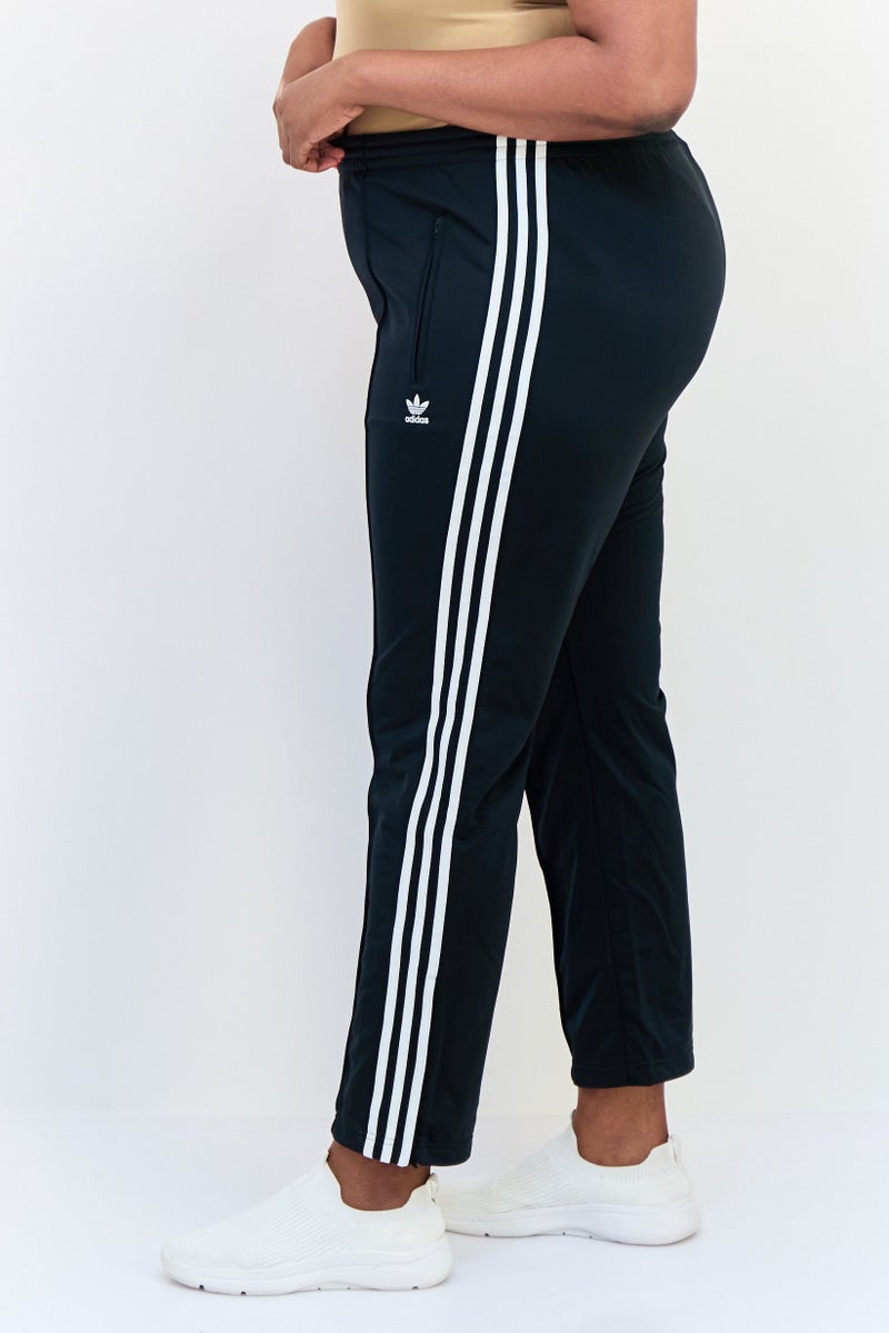 adidas Originals Women Plus Size Embroidered Logo Training Track Pants, Black  - Image 2
