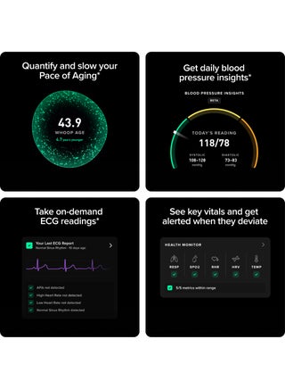 Life – 12-Month Membership – 5.O – Health & Fitness Tracker – Blood Pressure Insights, Activity Tracking – Medical-Grade ECG – 14+ Days Battery Life Life Onyx - view 2