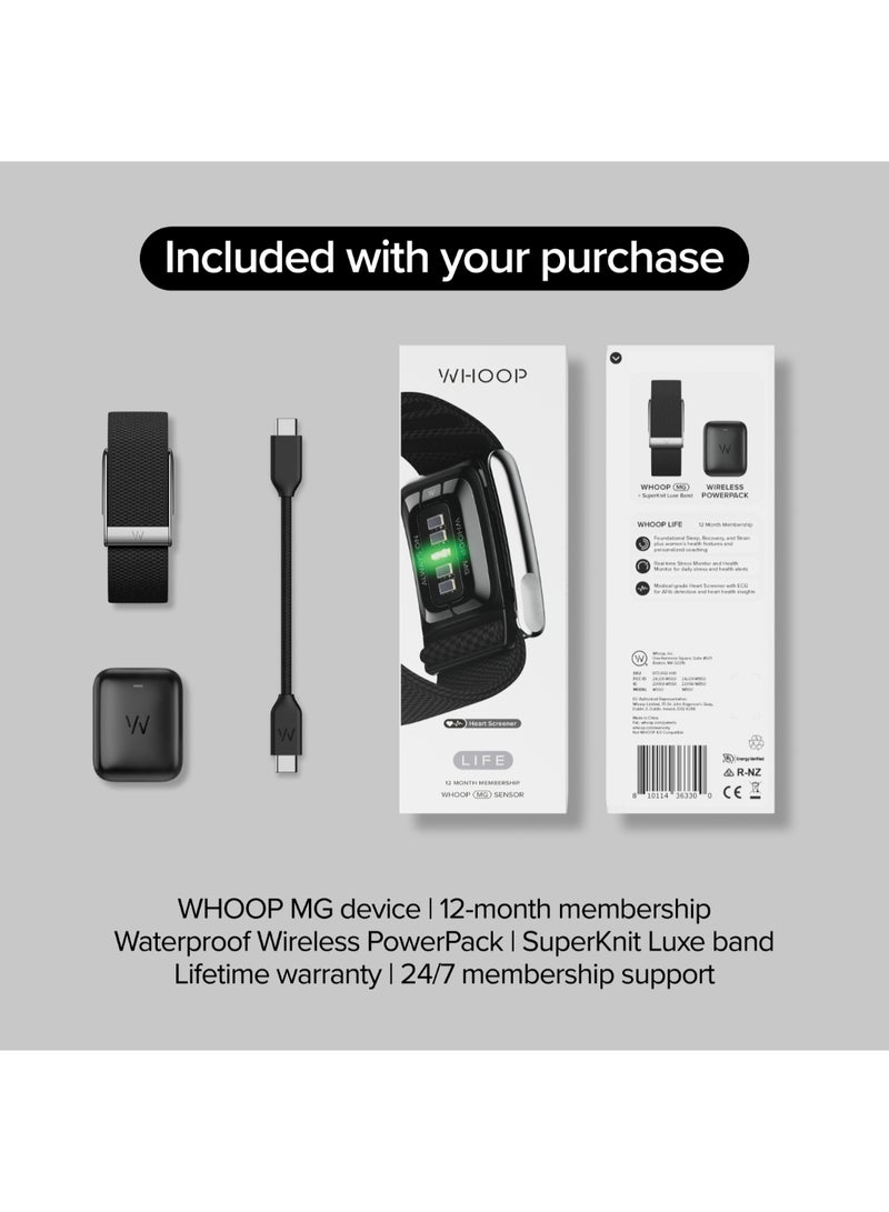 وهووب الحياة – عضوية لمدة 12 شهرًا – 5.0 – جهاز تتبع الصحة واللياقة البدنية – رؤى ضغط الدم، تتبع النشاط – تخطيط القلب الطبي – عمر بطارية يزيد عن 14 يومًا - Image 5