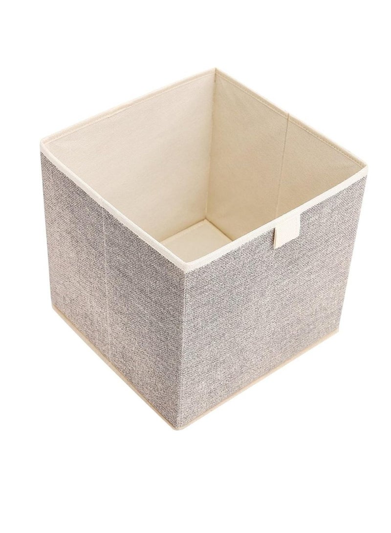 Alissa 3 Pack Foldable Closet Organizers 29L Storage Bags, Clothes Storage Bins Storage Containers Clothes Organizer 30*30*30cm Beige  - Image 2