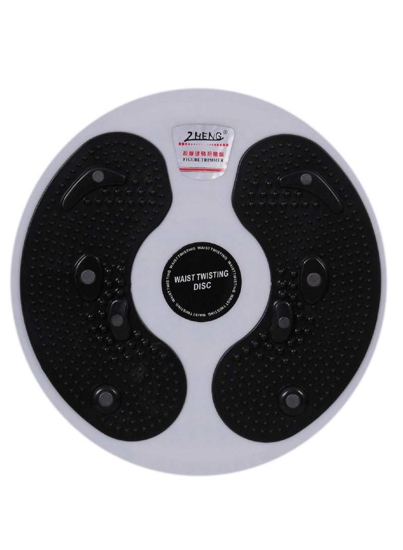 Generic 1507 Magnetic Figure Twister Waist Twisting Disc, 28 CM - Black 