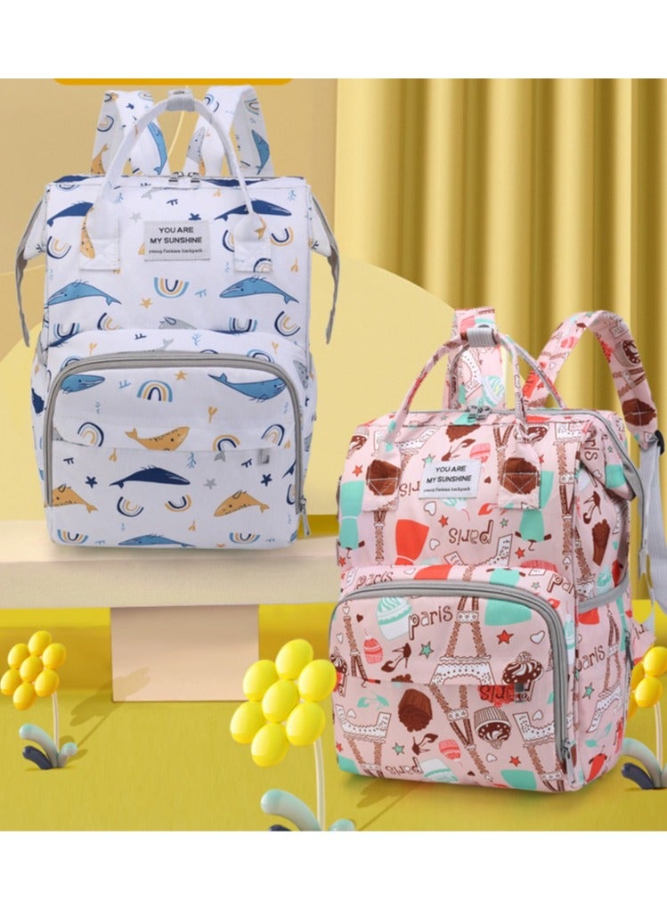 Multi Functional Fashionable Outdoor Portable Backpack For Mothers And Infants - Image 3