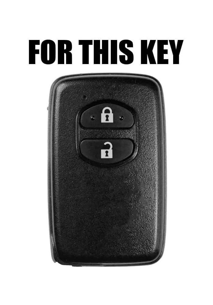 QASULER Silicone Car Key Case Cover for Toyota - Image 2