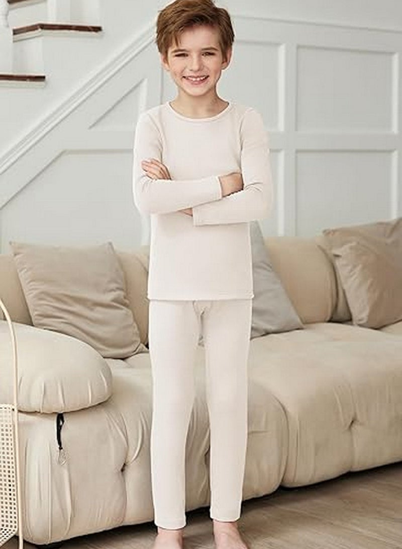 Thermal Underwear Set for Kids Children's Thermal Set Long Johns Underwear for Boys Girls Thermal Top and Bottom Set for Winter Thermo Base Layer - Image 3
