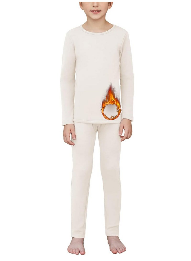 Thermal Underwear Set for Kids Children's Thermal Set Long Johns Underwear for Boys Girls Thermal Top and Bottom Set for Winter Thermo Base Layer - Image 2