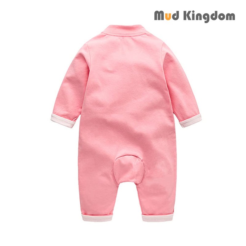 Mud Kingdom Baby Onesie Chinese New Year Jumpsuit Long Sleeve Romper Pink 24 Months - Image 2