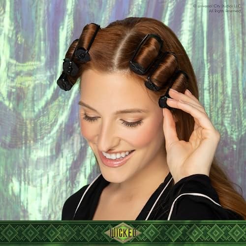 CONAIR Wicked Elphaba 6PK Satin Rollers - hair rollers - foam rollers - heatless hair curlers - Scunci by Conair - Image 4