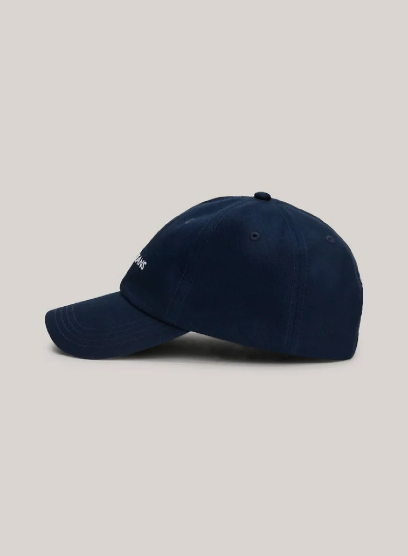 TOMMY JEANS Women's Front Logo Baseball Cap -  Pure organic cotton, Navy