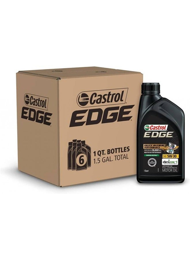 كاسترول زيت محرك كاسترول 1 لتر 5w30 ايدج امريكي كرتون 6 حبه