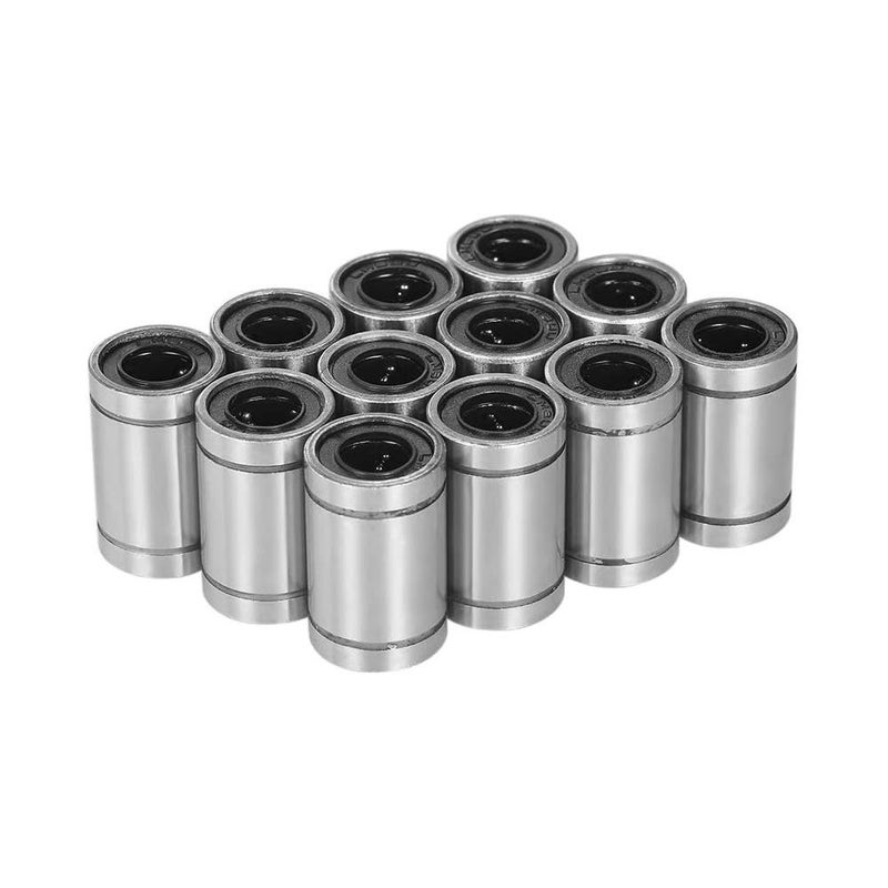Edoneery 12 Pcs LM8UU Linear Ball Bearings, 8mm Bore Dia, 15mm OD, 24mm Length with Double Side Rubber Seal Great for CNC, 3D Printer - Image 4