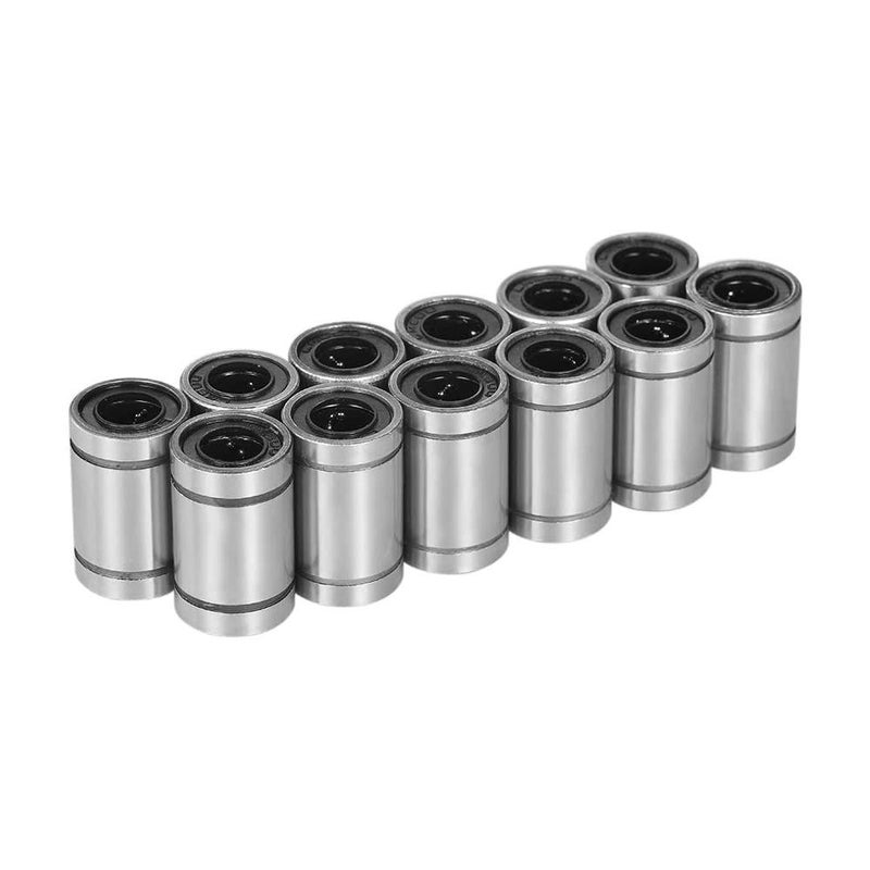 Edoneery 12 Pcs LM8UU Linear Ball Bearings, 8mm Bore Dia, 15mm OD, 24mm Length with Double Side Rubber Seal Great for CNC, 3D Printer - Image 3