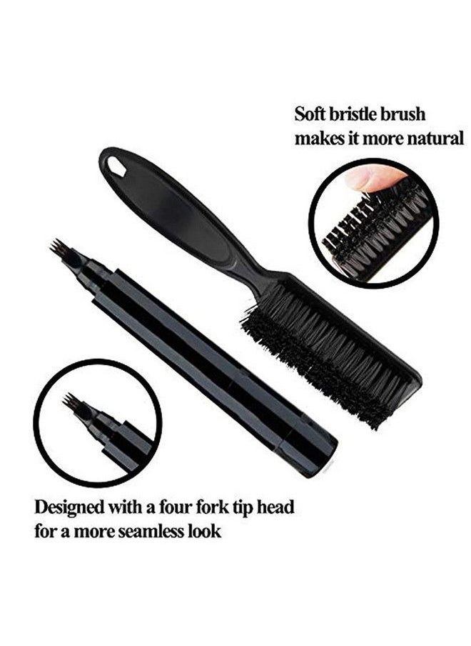 Black Beard Pen Filler For Men Beard Thickener Kit Long Lasting Moustache and Eyebrows Beard Pen with a MicroFork Tip Applicator Includes Bristle Brush for Blending Set(Black) - pzsku/Z3EA40D7849F25D01C66AZ/45/_/1678697811/64f281a7-57d7-4a98-af18-8541d9d1d156