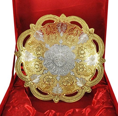 JAIPUR ACE Metal Snack Bowl, 1-Pieces, Gold - Image 2