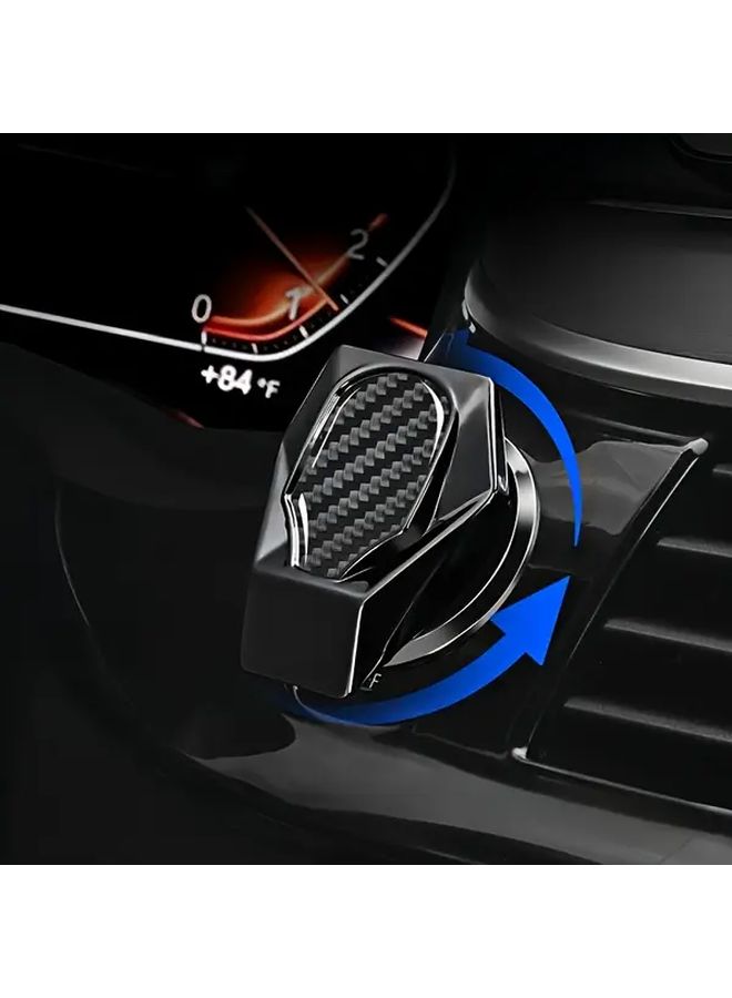1 Button Start Car Interior Protection Cover Hidden Start Button Cover With Rotating Decorative Knob Non Textile Material Silvery Fit For Most Vehicles Easy Installation No Electricity Needed Car Accessories Vehicle Starting System Sleek Glossy Finish Textured Surface - Image 5
