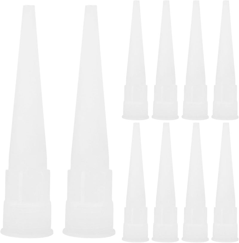 TIDTALEO 20pcs Caulking Nozzle Applicators with 2cm Inner Diameter, Reusable Adhesive Dispenser Tips for Precise Sealant Application, Suitable for Home Repair and Construction Caulk Kit - Image 1