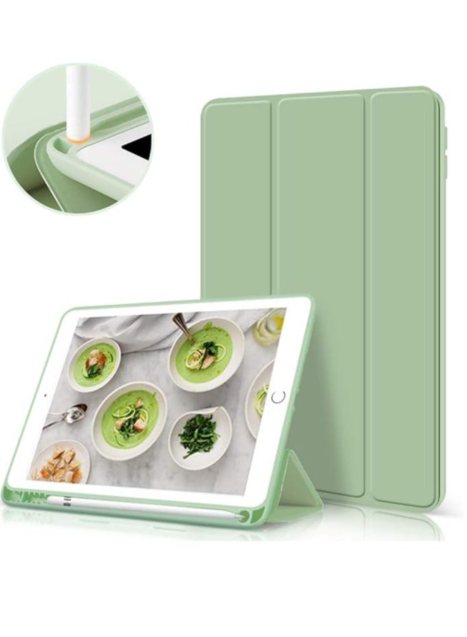 iPad Smart Case for IP 10th 10.9 2022 with Auto Sleep and Wake Feature Super Protection with a dedicated place for the pen Suitable for an iPad stand for watching movies in light green color  - Image 2