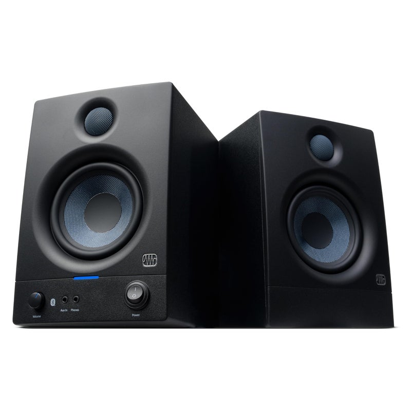 PreSonus Eris 4.5BT Bluetooth Studio Monitors, Pair â€” 4.5" Inch Powered Bookshelf Speakers, Stereo, Desktop Computer, Near Field Music Production, Audio Mixing Recording - Image 1